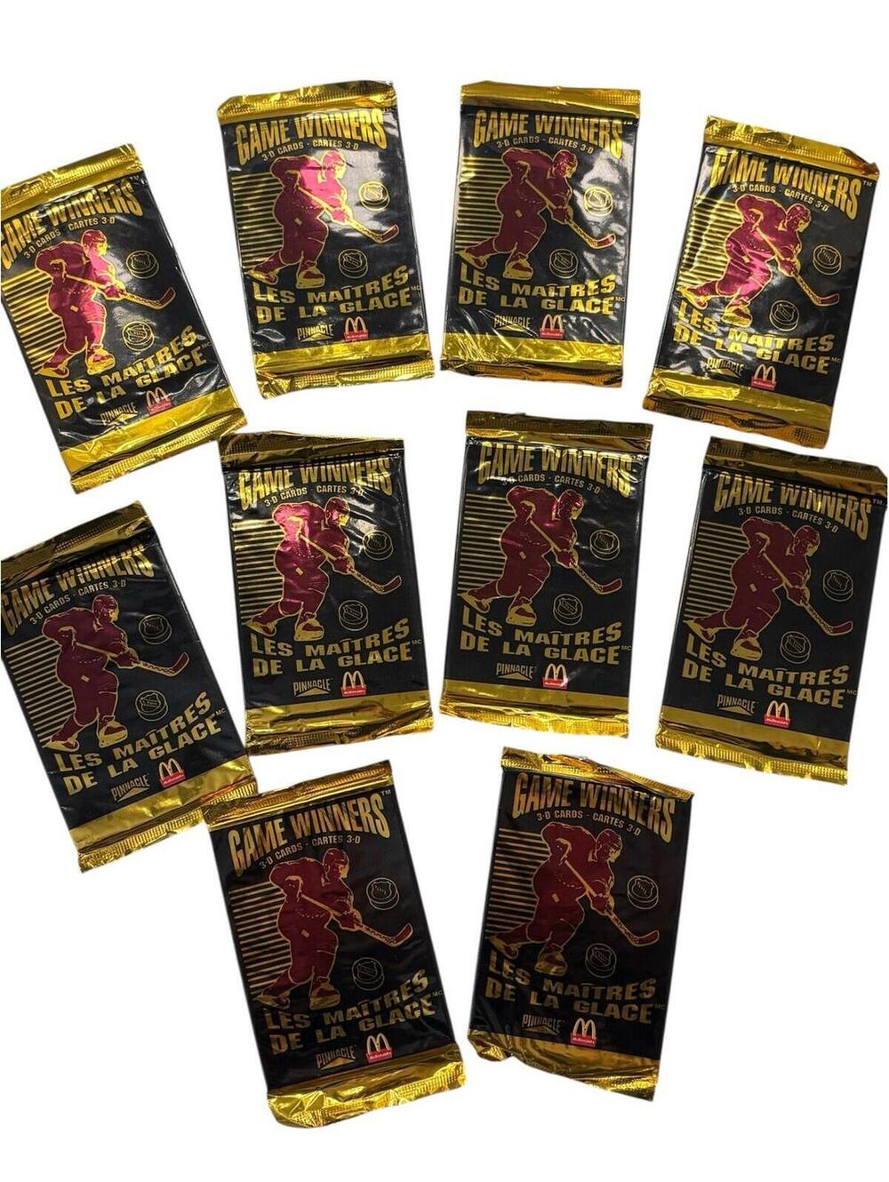 1995-96 Pinnacle McDonald's 3D Hockey Card Lot (26) Roy Jagr Hasek NM